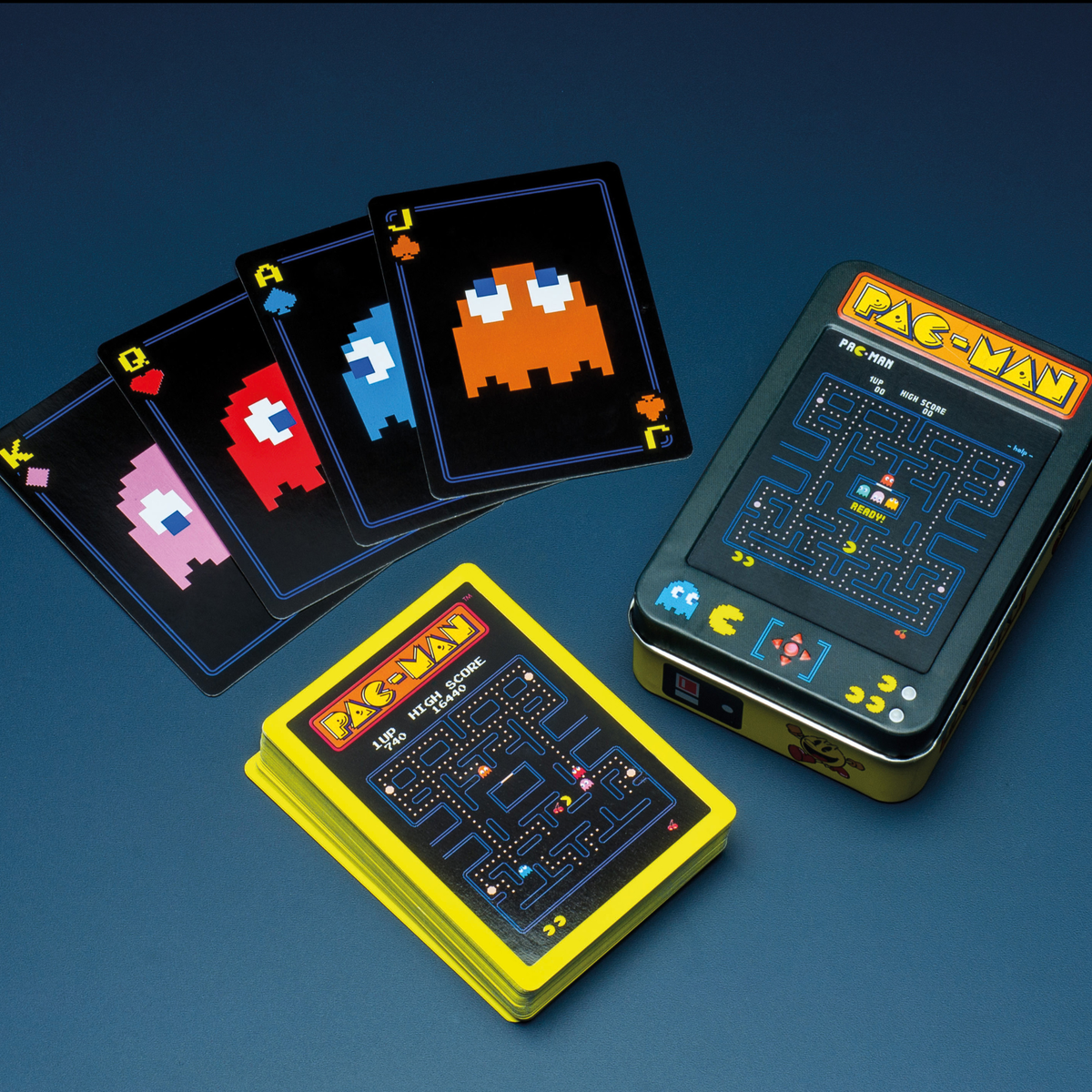 Baraja Pac-Man con Lata Metálica Coleccionable