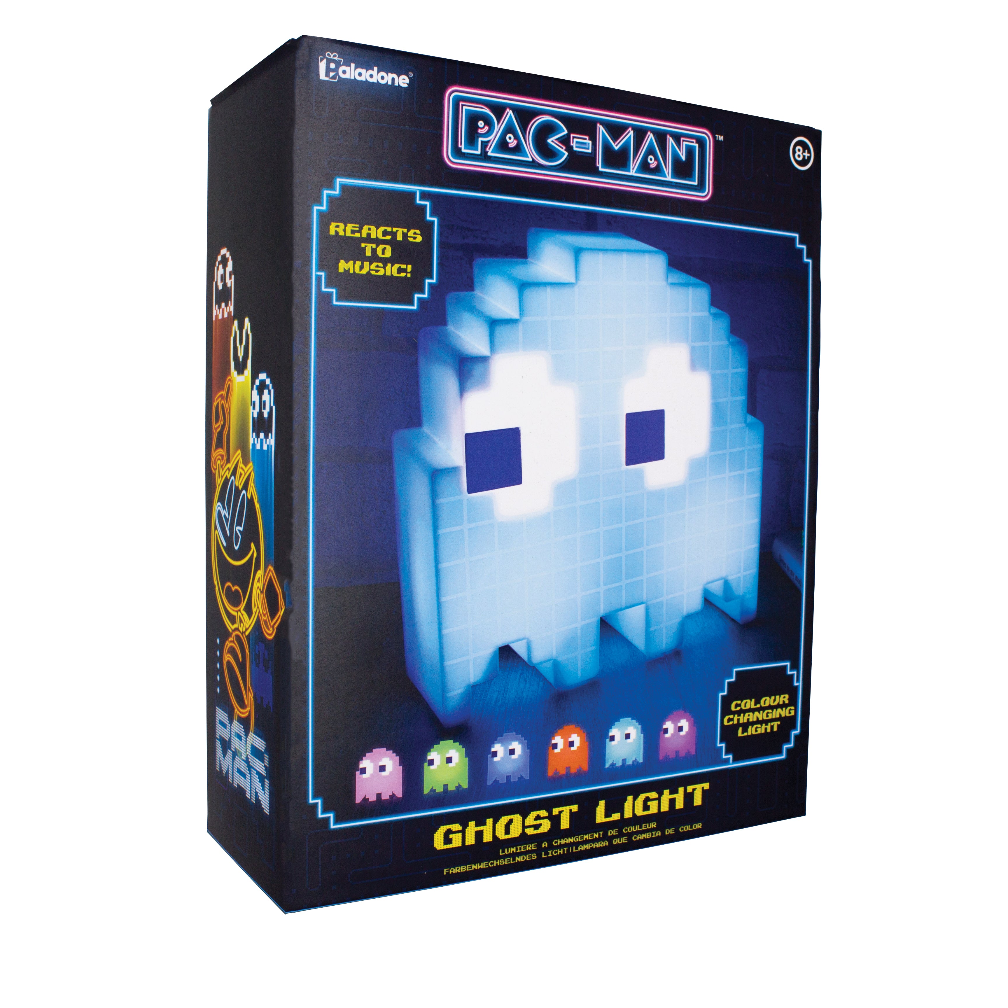 Lámpara Pac-Man Ghost con Luces de Colores Luz de Noche Original - Fan Army