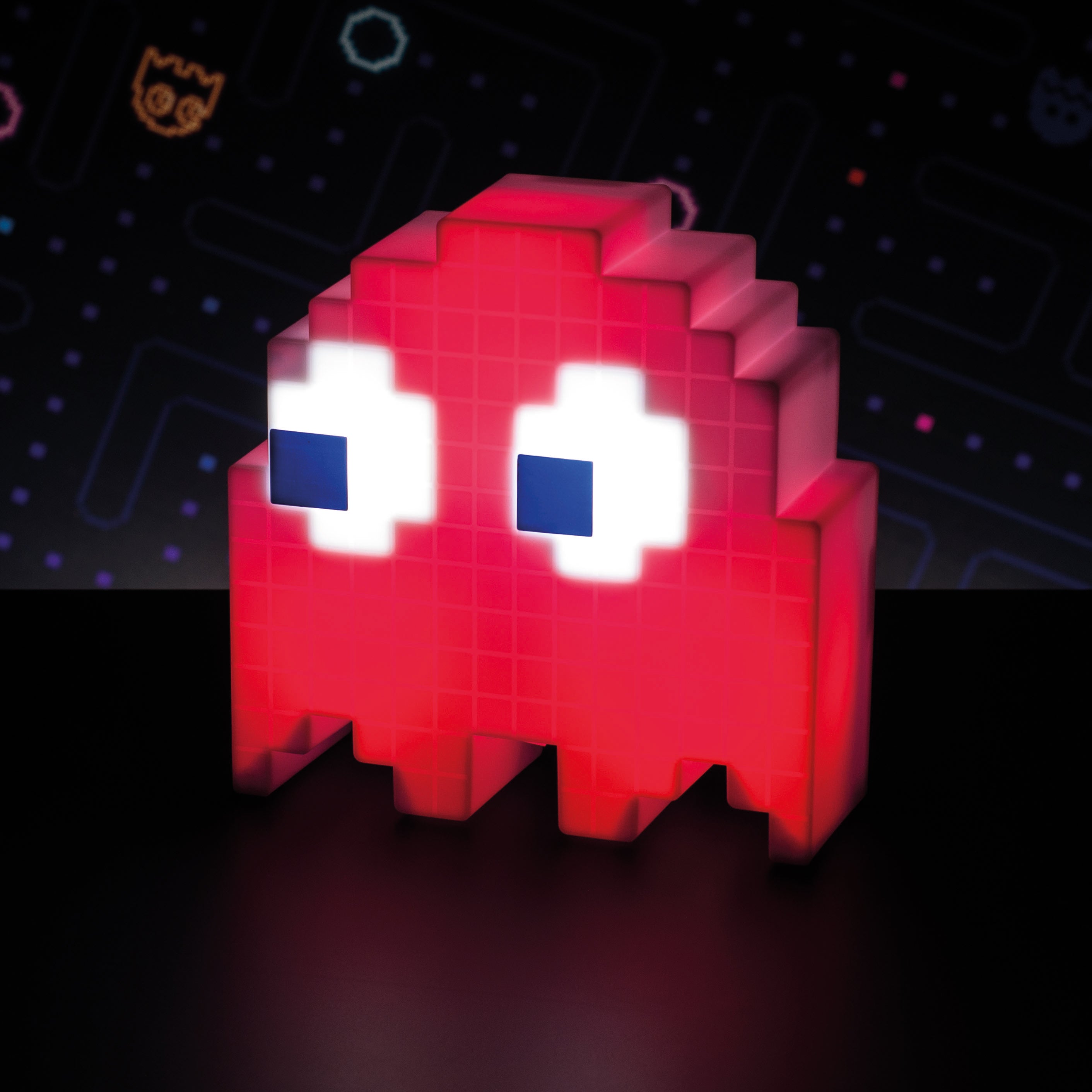 Lámpara Pac-Man Ghost con Luces de Colores Luz de Noche Original - Fan Army
