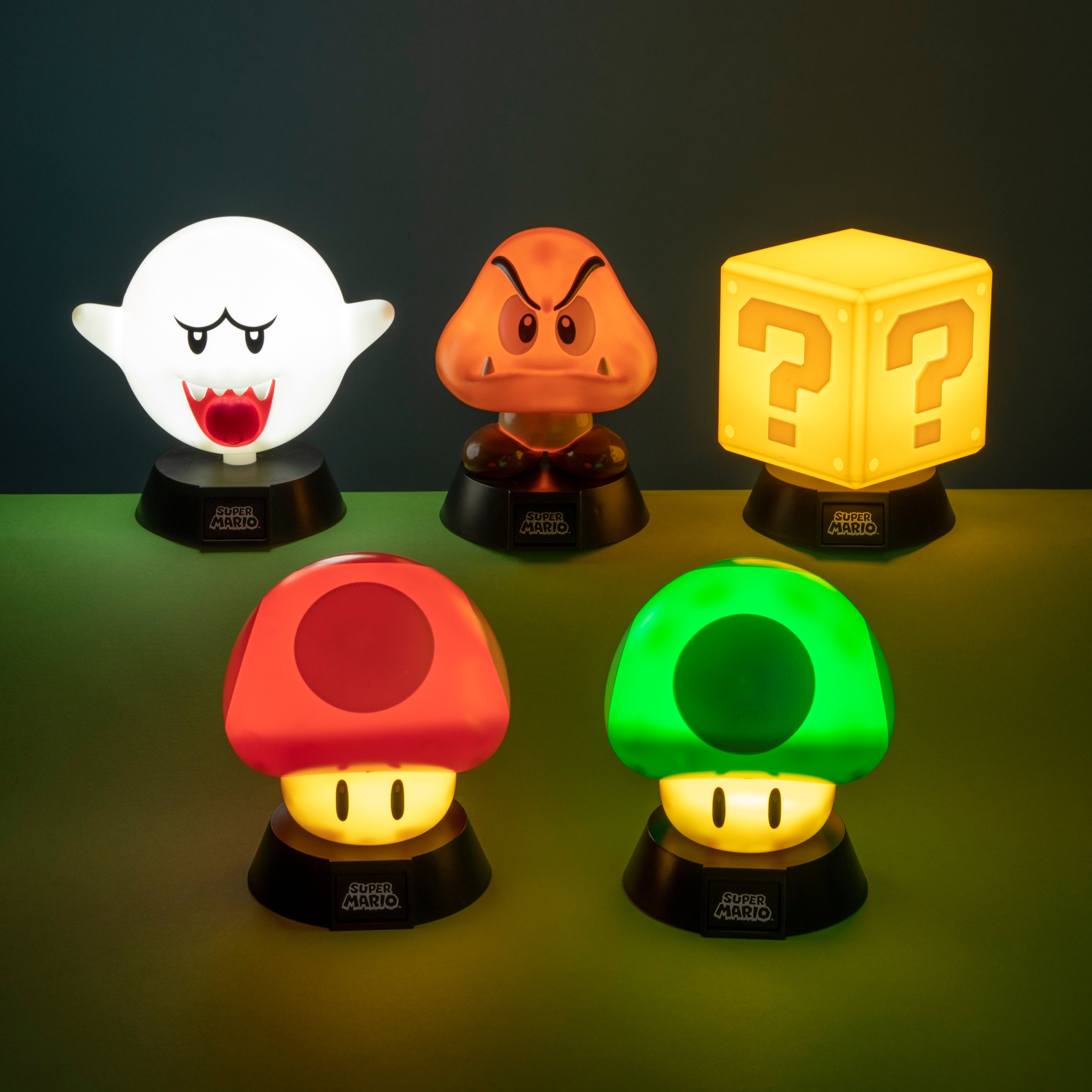 Lámpara Super Mario Icon Super Mushroom Luz de Noche Original - Fan Army