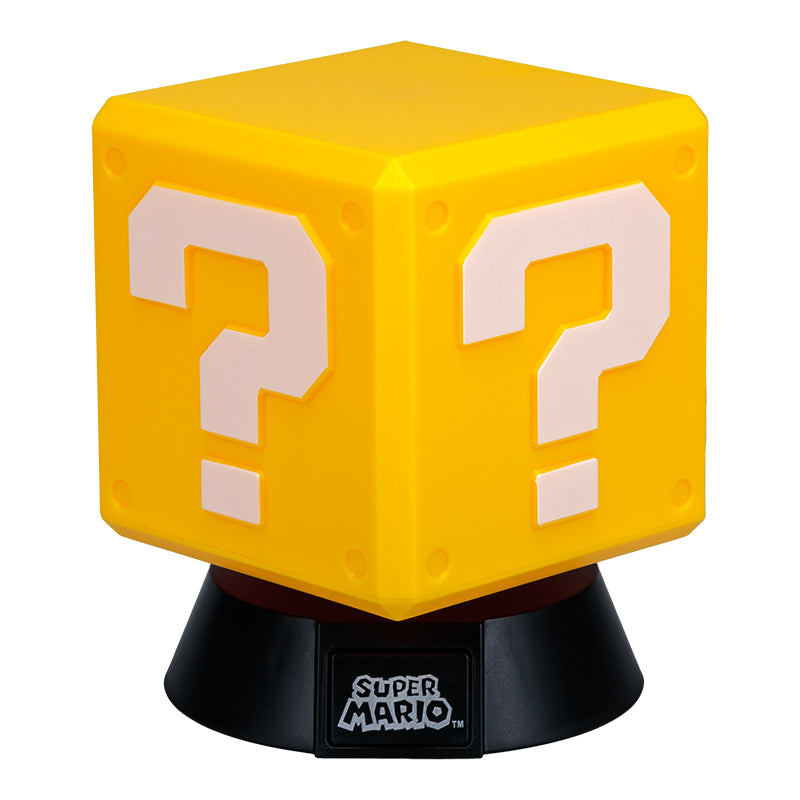 Lámpara Super Mario Icon Signo de Interrogación Luz de Noche Original - Fan Army