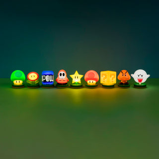 Paladone | Super Mario | Icon Fire Flower Light V2, Producto Oficial
