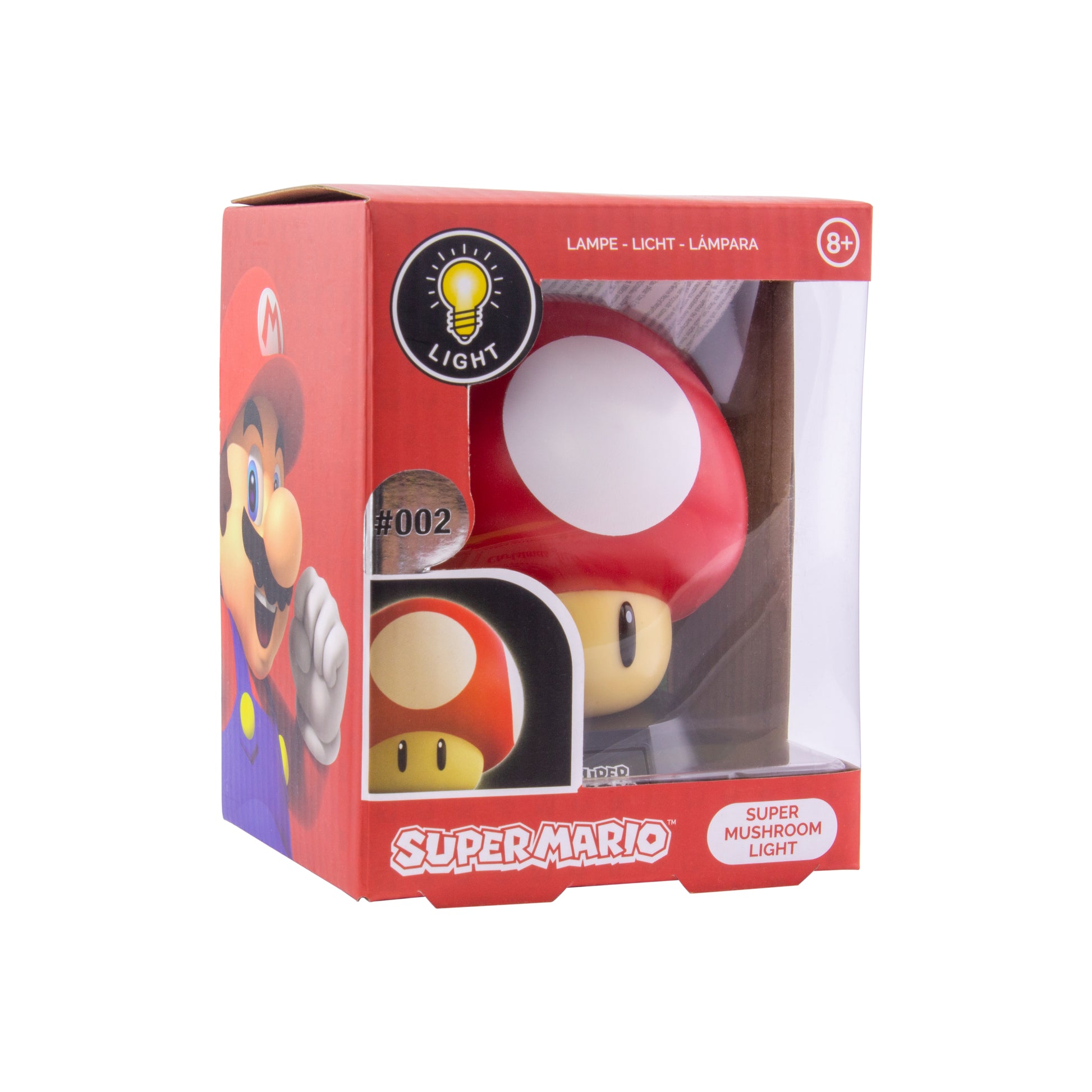 Lámpara Super Mario Icon Super Mushroom Luz de Noche Original - Fan Army