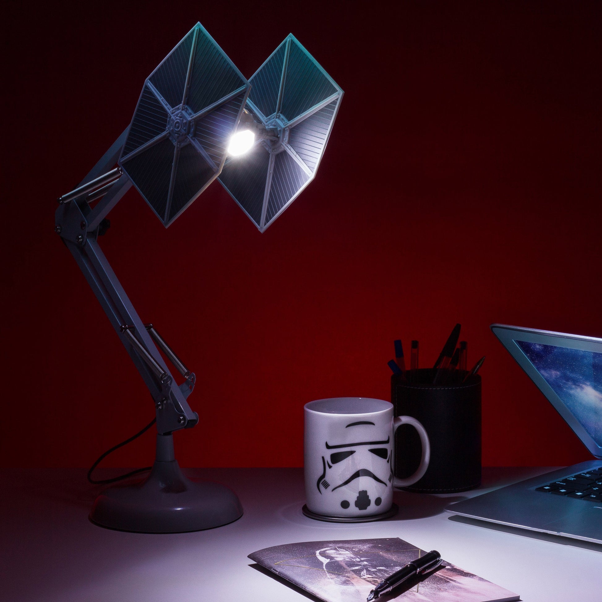 Lámpara de Escritorio Posable TIE Fighter Luz de Noche Original - Fan Army