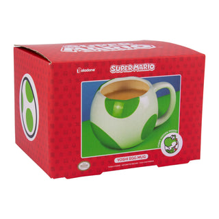 Taza 3D de Super Mario Nintendo - Huevo de Yoshi, 330 ml