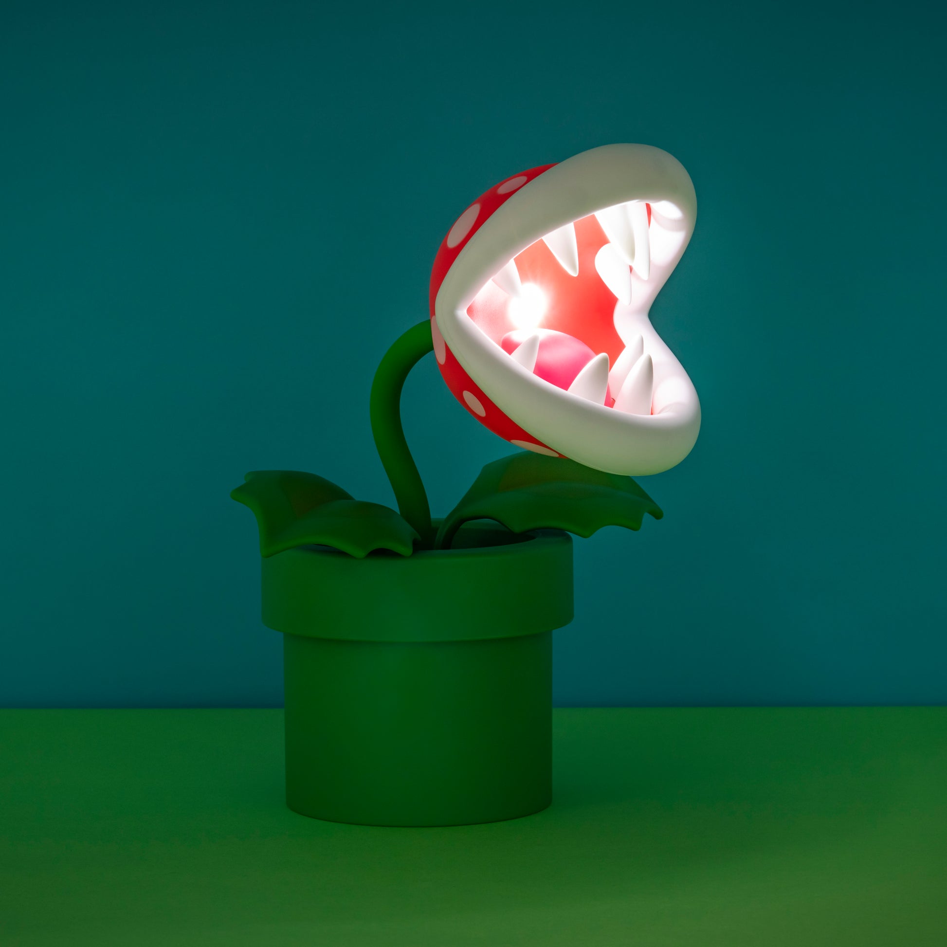 Lámpara Super Mario Planta Piraña Luz de Noche Original - Fan Army