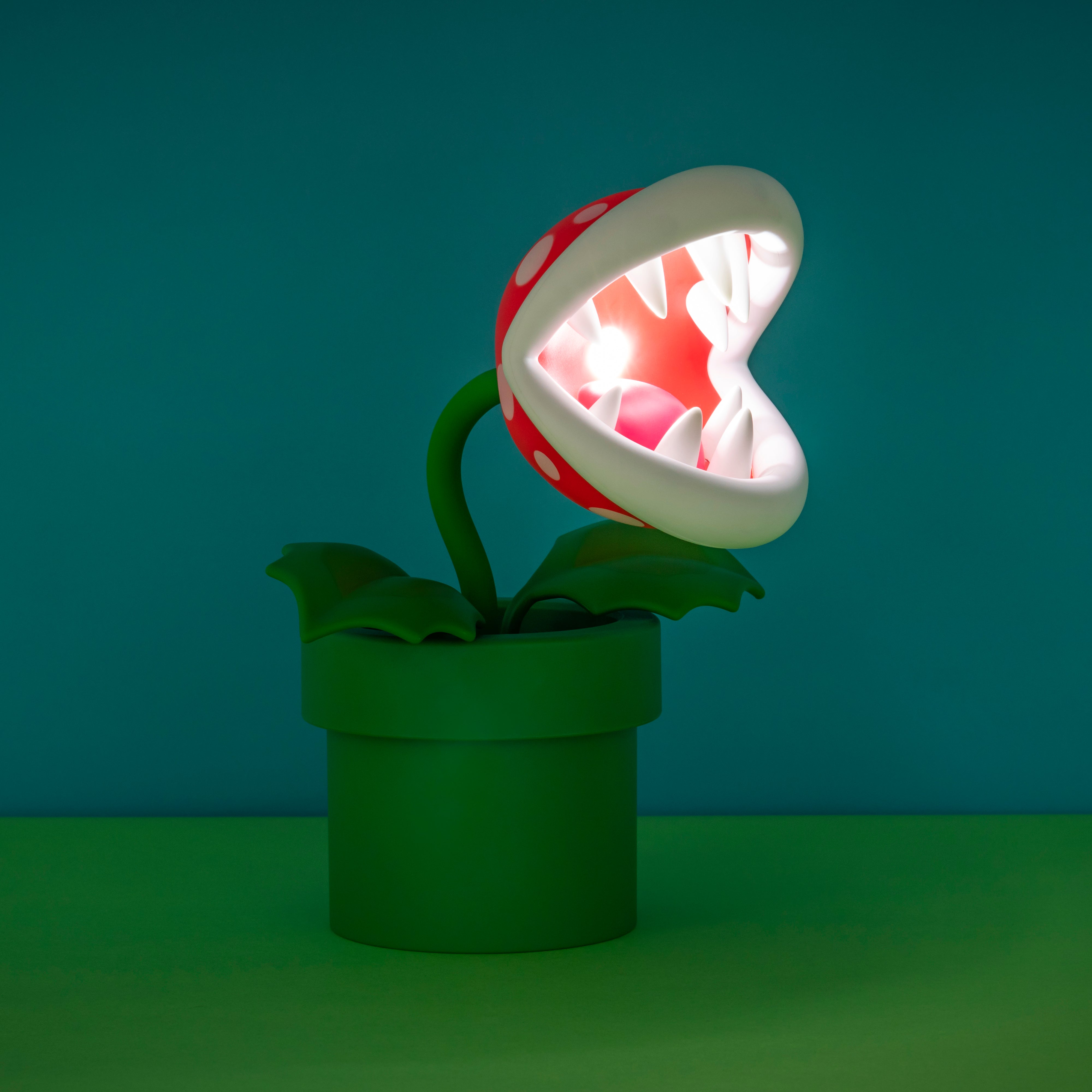 Lámpara Super Mario Planta Piraña Luz de Noche Original - Fan Army