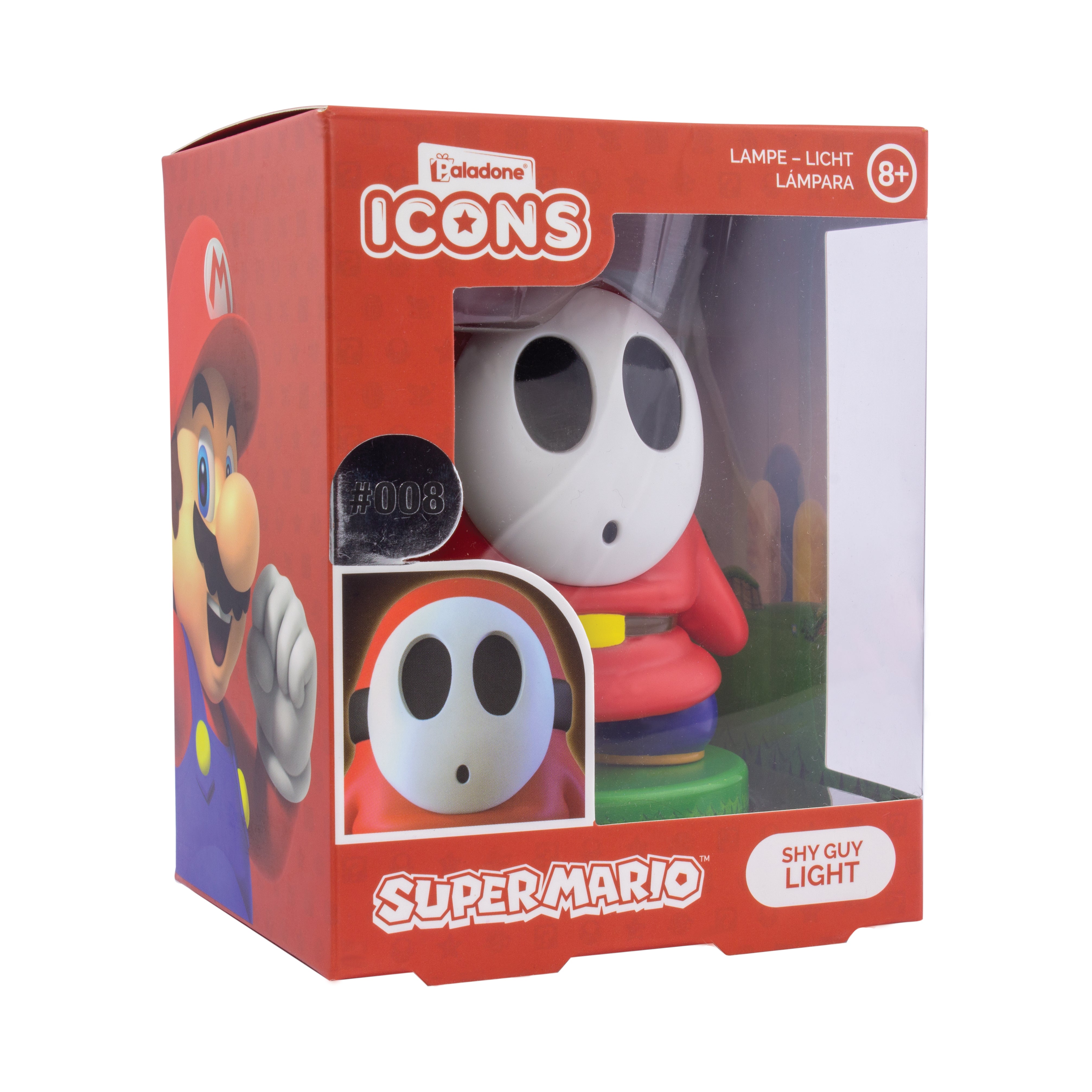 Lámpara Super Mario Icon Shy Guy Luz de Noche Original - Fan Army