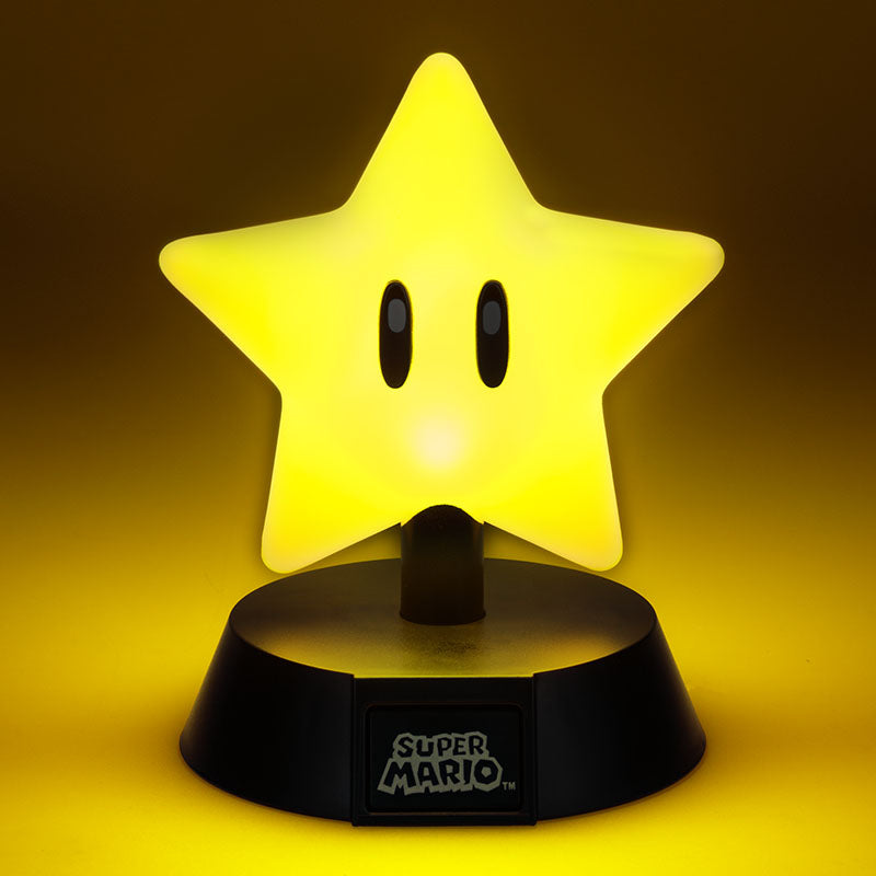 Lámpara Super Mario Icon Superestrella Luz de Noche Original - Fan Army
