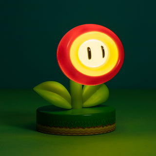 Paladone | Super Mario | Icon Fire Flower Light V2, Producto Oficial