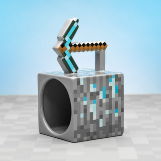 Taza de cerámica de Minecraft Diamond Block