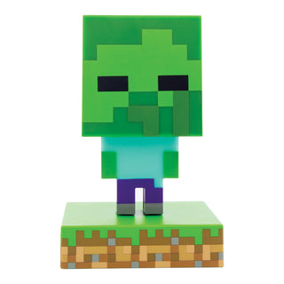 Paladone | Minecraft | Icon Luz de Zombie V2, Producto Oficial