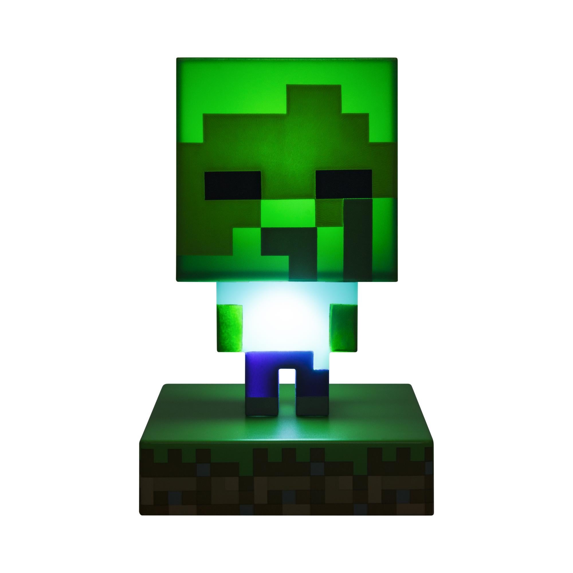 Lámpara Minecraft Icon Zombie Luz de Noche Original - Fan Army