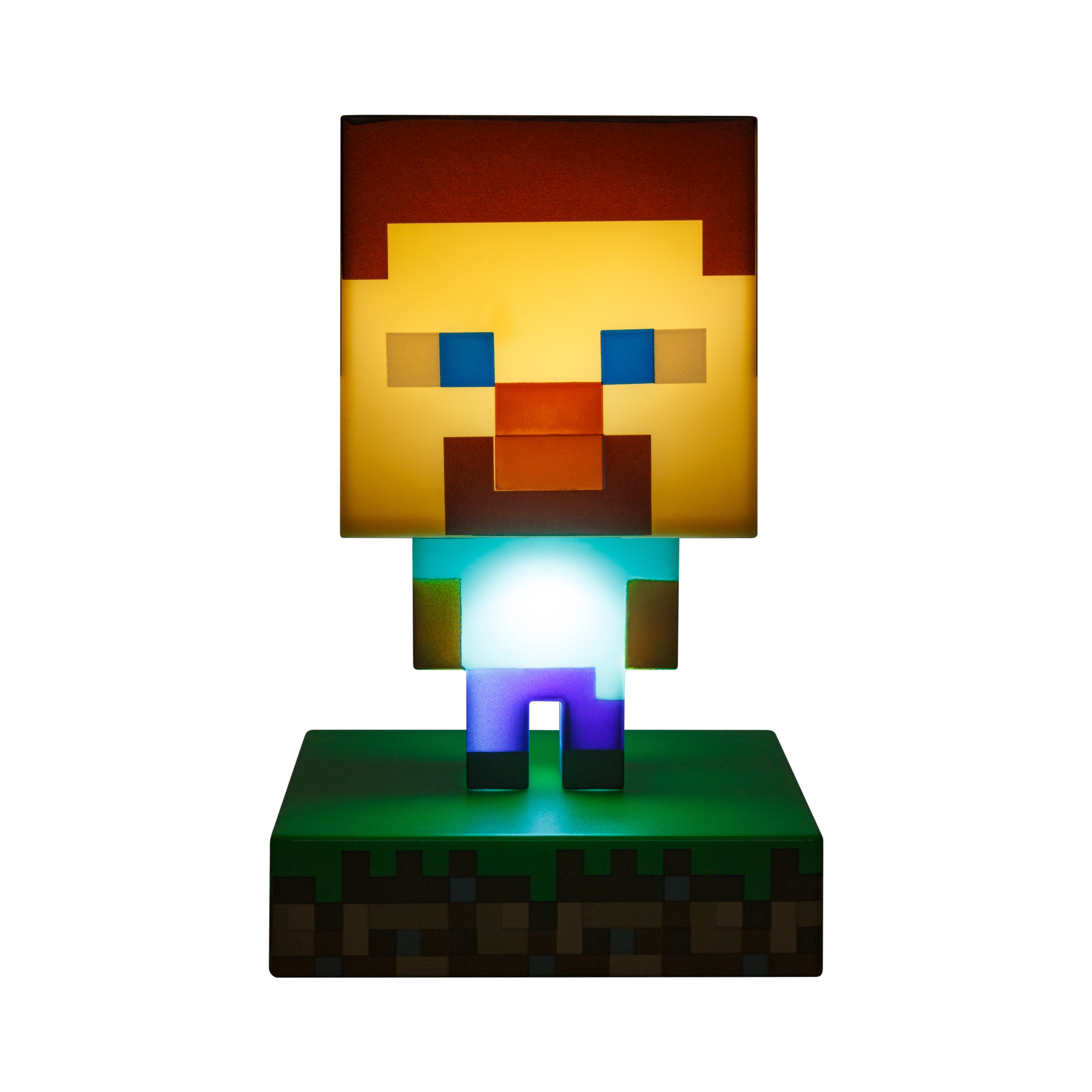 Lámpara Minecraft Icon Steve Luz de Noche Original - Fan Army