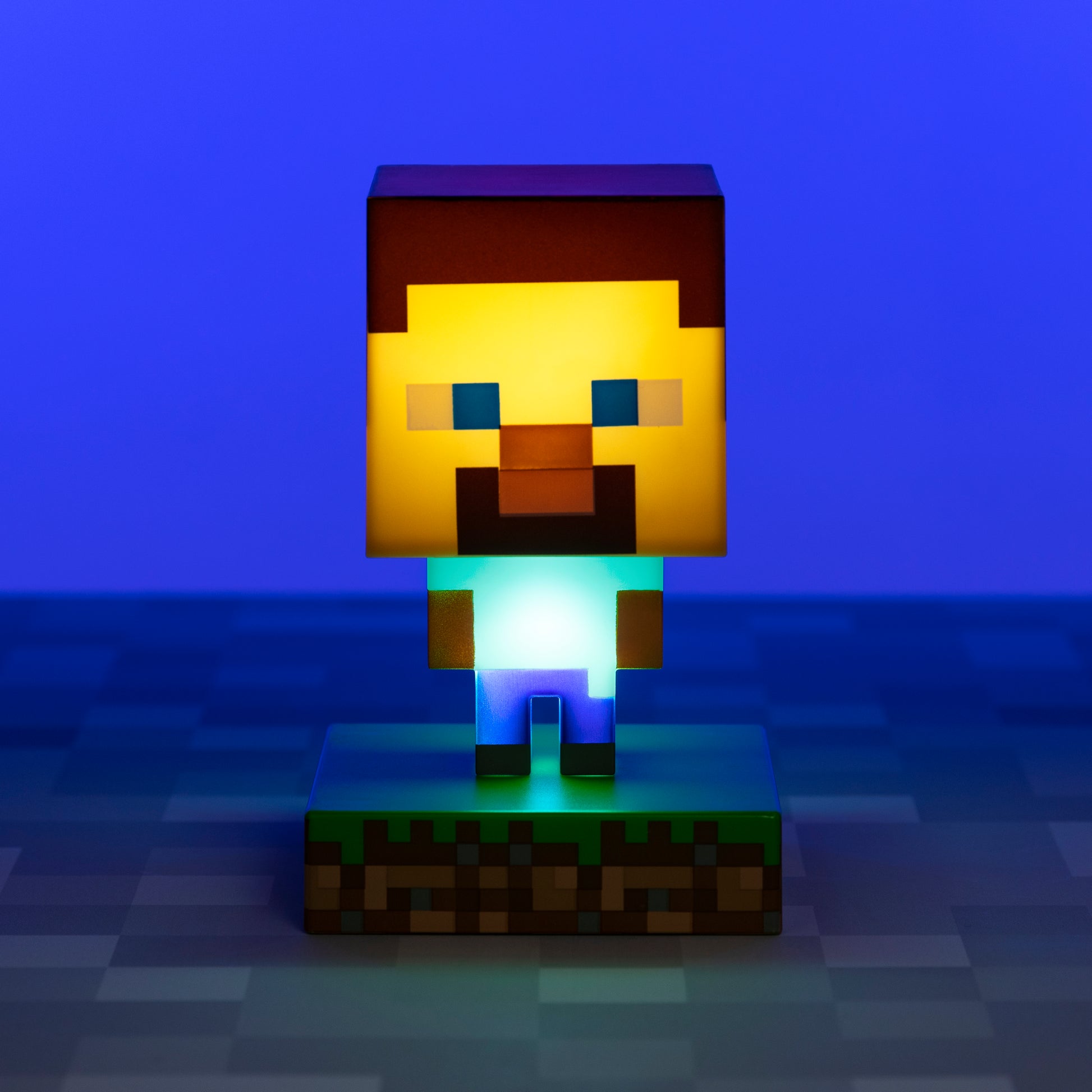 Lámpara Minecraft Icon Steve Luz de Noche Original - Fan Army
