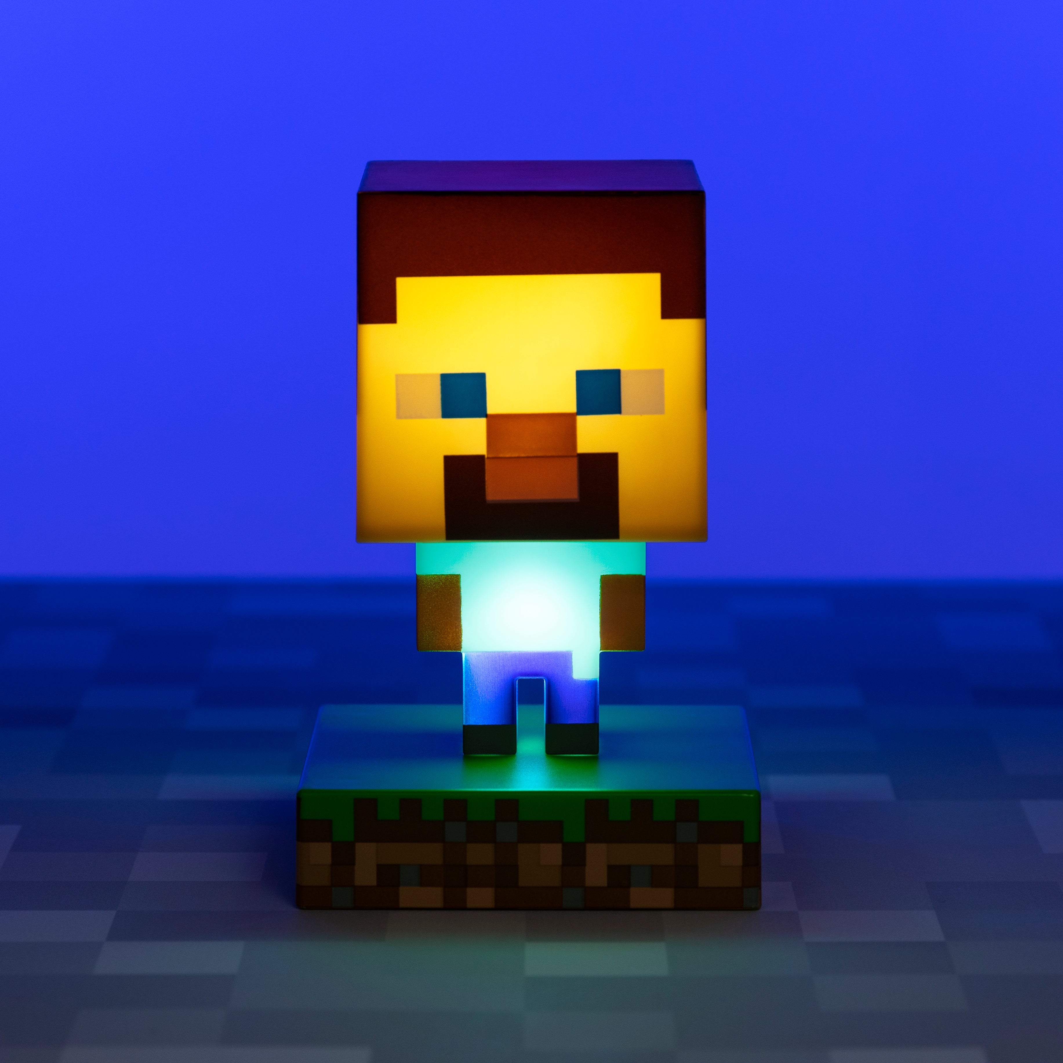 Lámpara Minecraft Icon Steve Luz de Noche Original - Fan Army