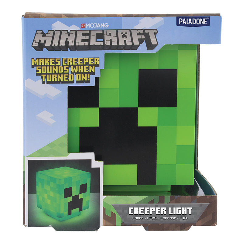 Lámpara Minecraft Creeper con Sonido Luz de Noche Original - Fan Army