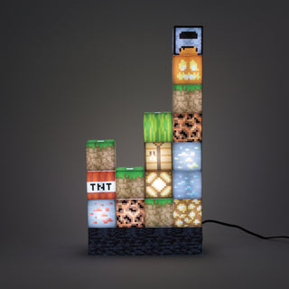 Lámpara Minecraft Bloques de Construcción Luz de Noche Original