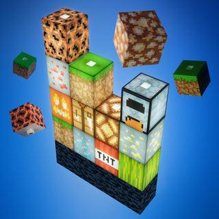 Lámpara Minecraft Bloques de Construcción Luz de Noche Original