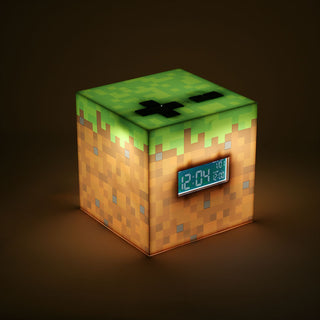 Paladone | Minecraft | Reloj con Alarma Inspirado en Minecraft, Producto Oficial