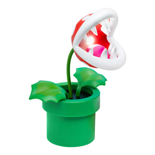 Lámpara Super Mario Mini Planta Piraña Luz de Noche Original