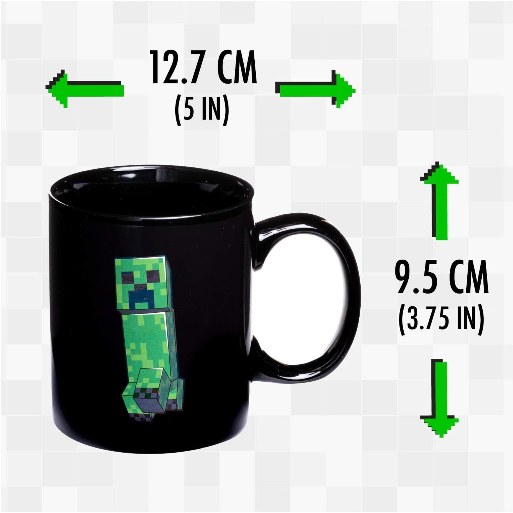 Taza Mágica Creeper de Minecraft Activación por Calor Original - Fan Army
