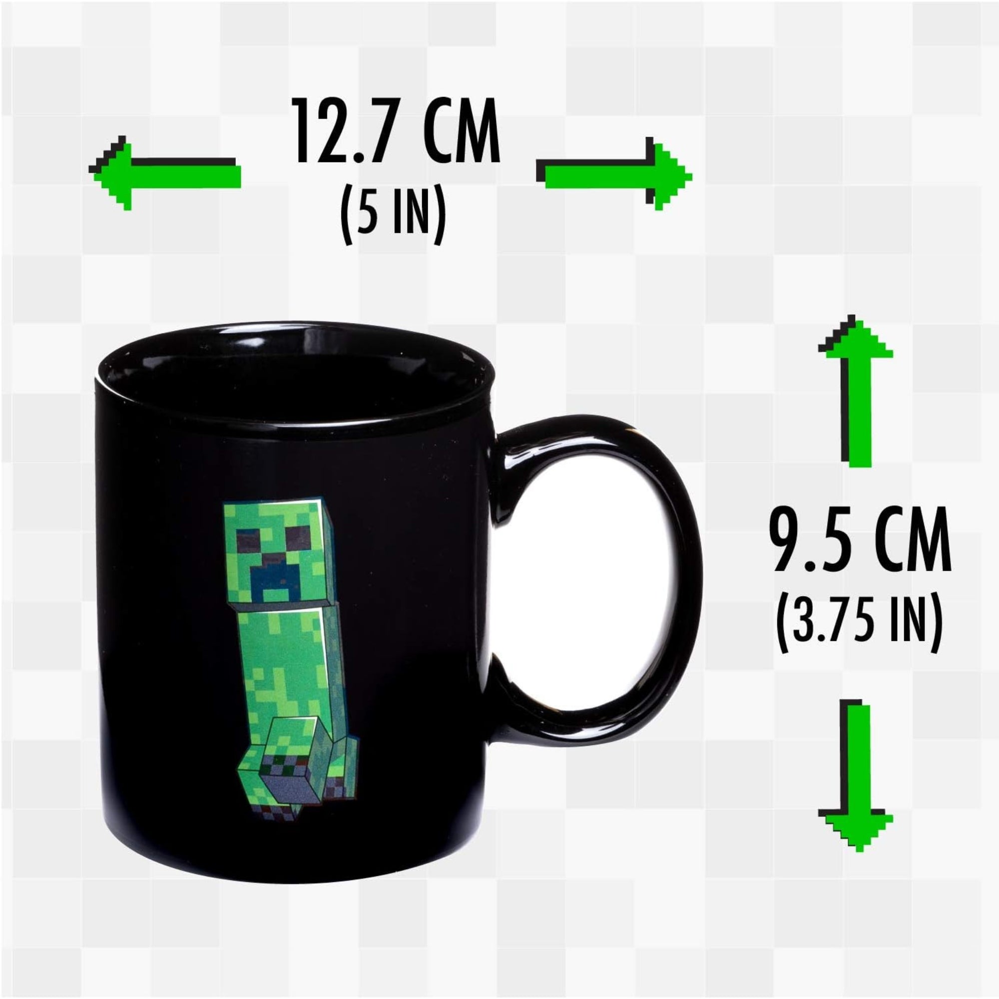 Taza Mágica Creeper de Minecraft Activación por Calor Original - Fan Army