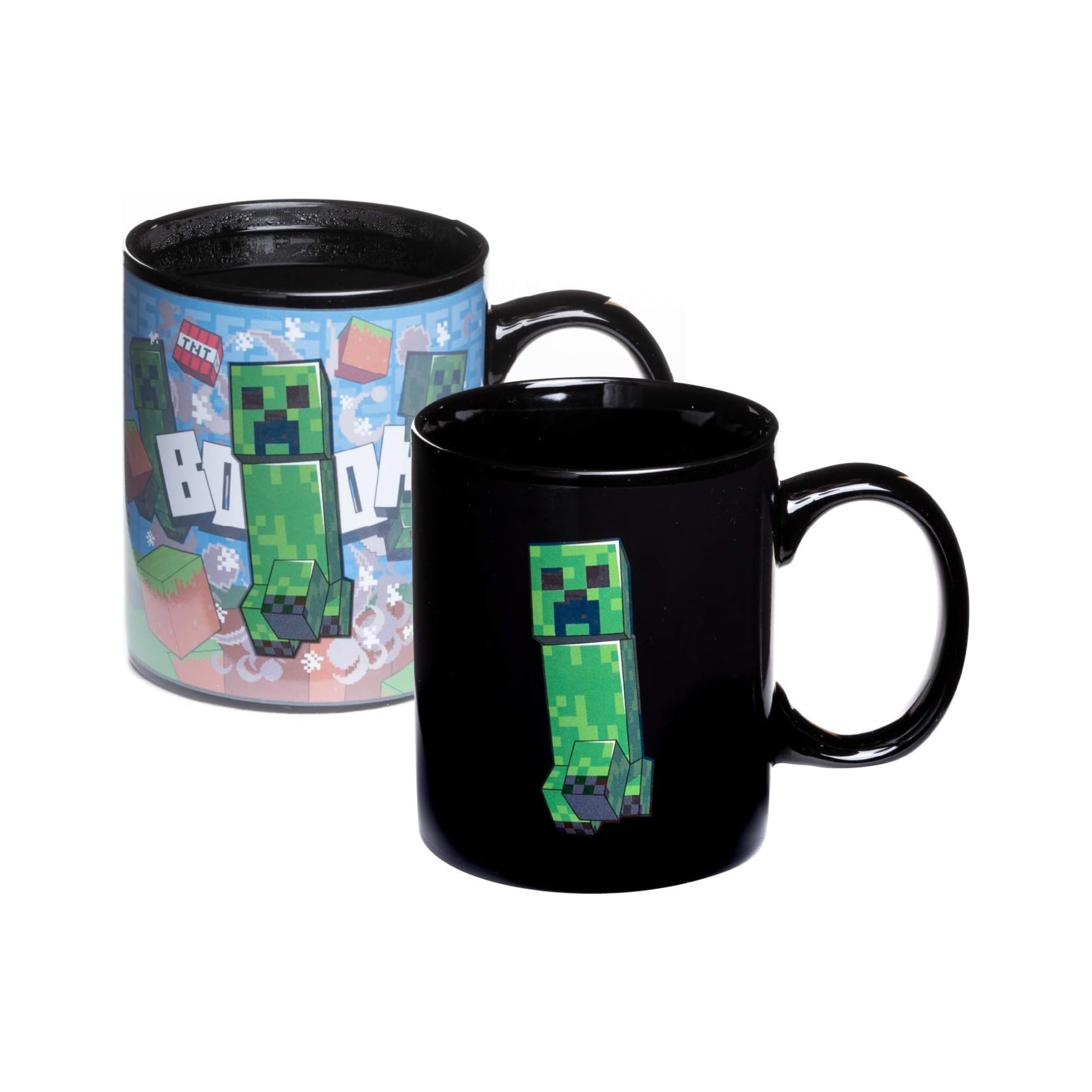 Taza Mágica Creeper de Minecraft Activación por Calor Original - Fan Army
