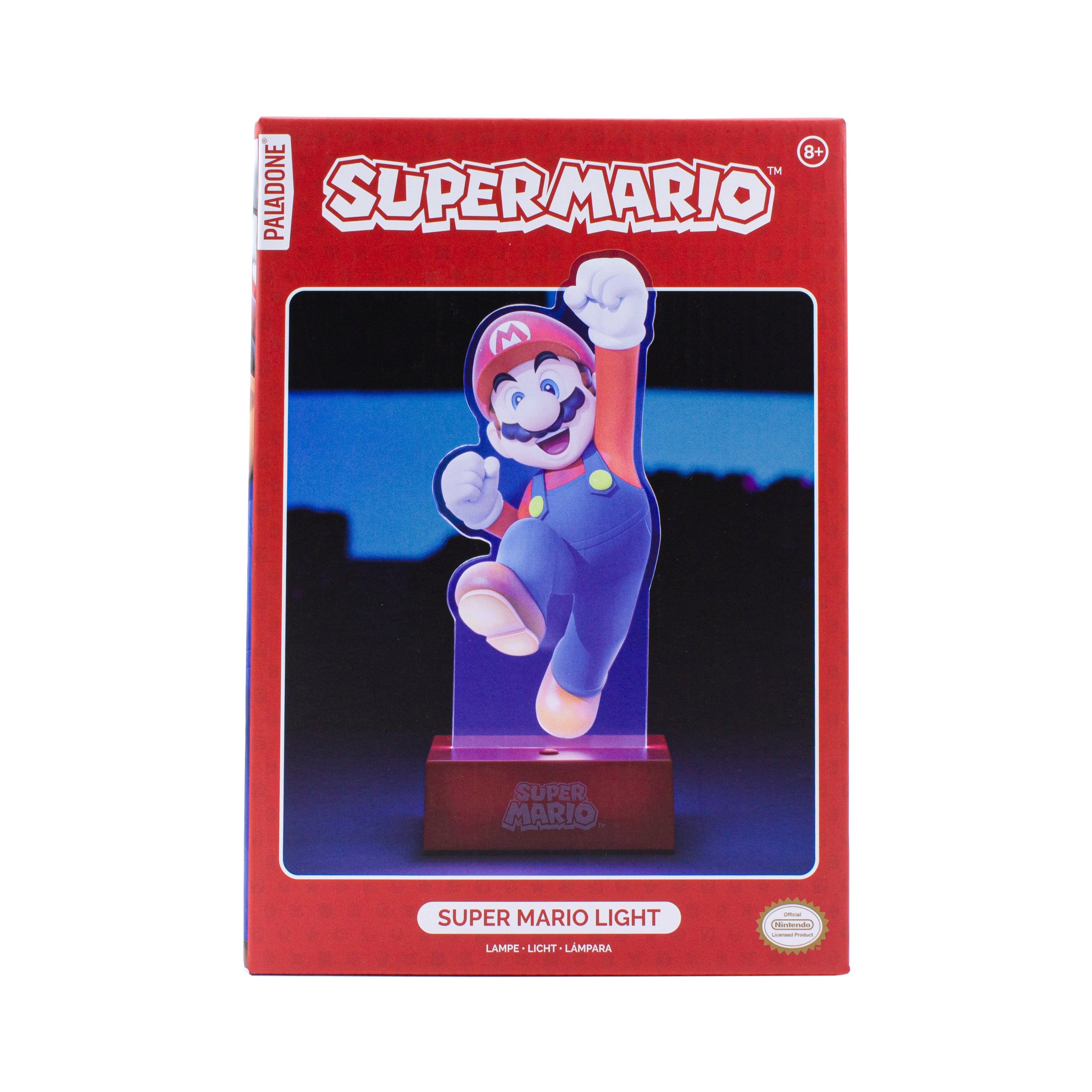 Lámpara Super Mario Decorativa de Acrílico Luz de Noche Original - Fan Army