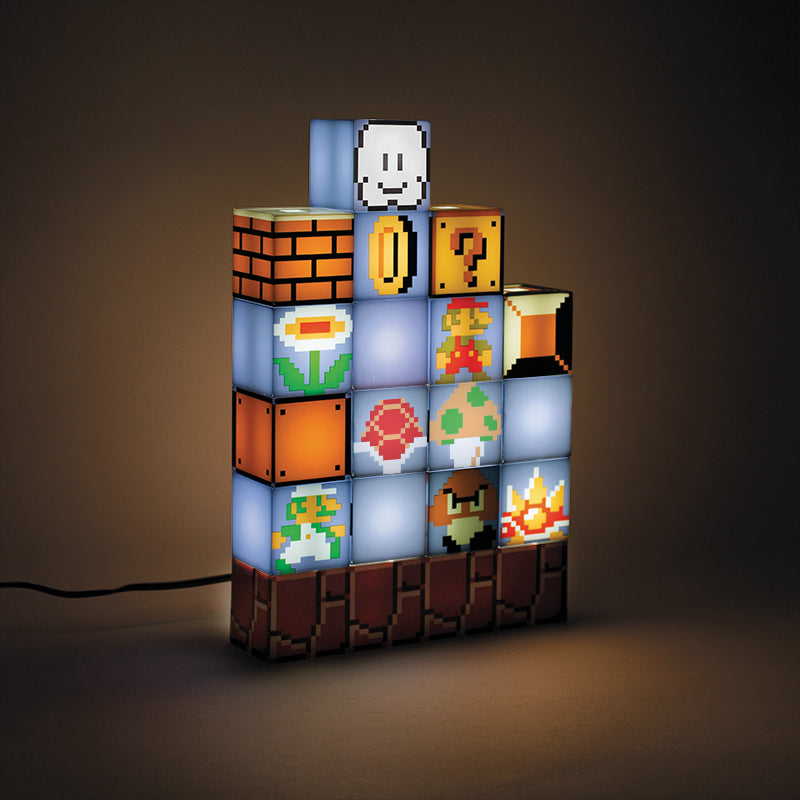 Lámpara Super Mario Crea tu Propio Nivel Luz de Noche Original - Fan Army