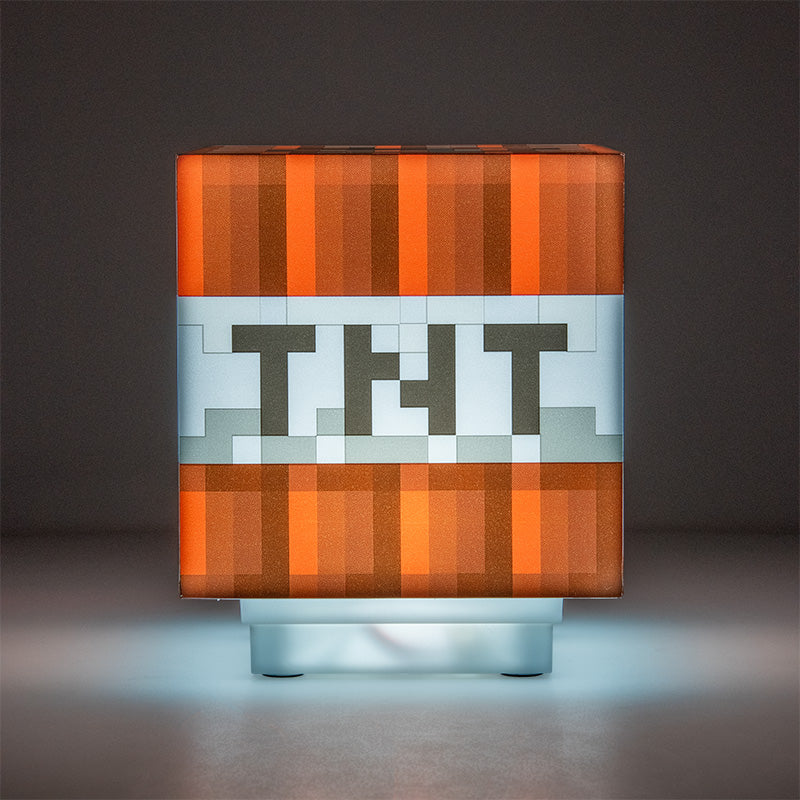 Lámpara Minecraft TNT Bloque con Sonido Luz de Noche Original - Fan Army