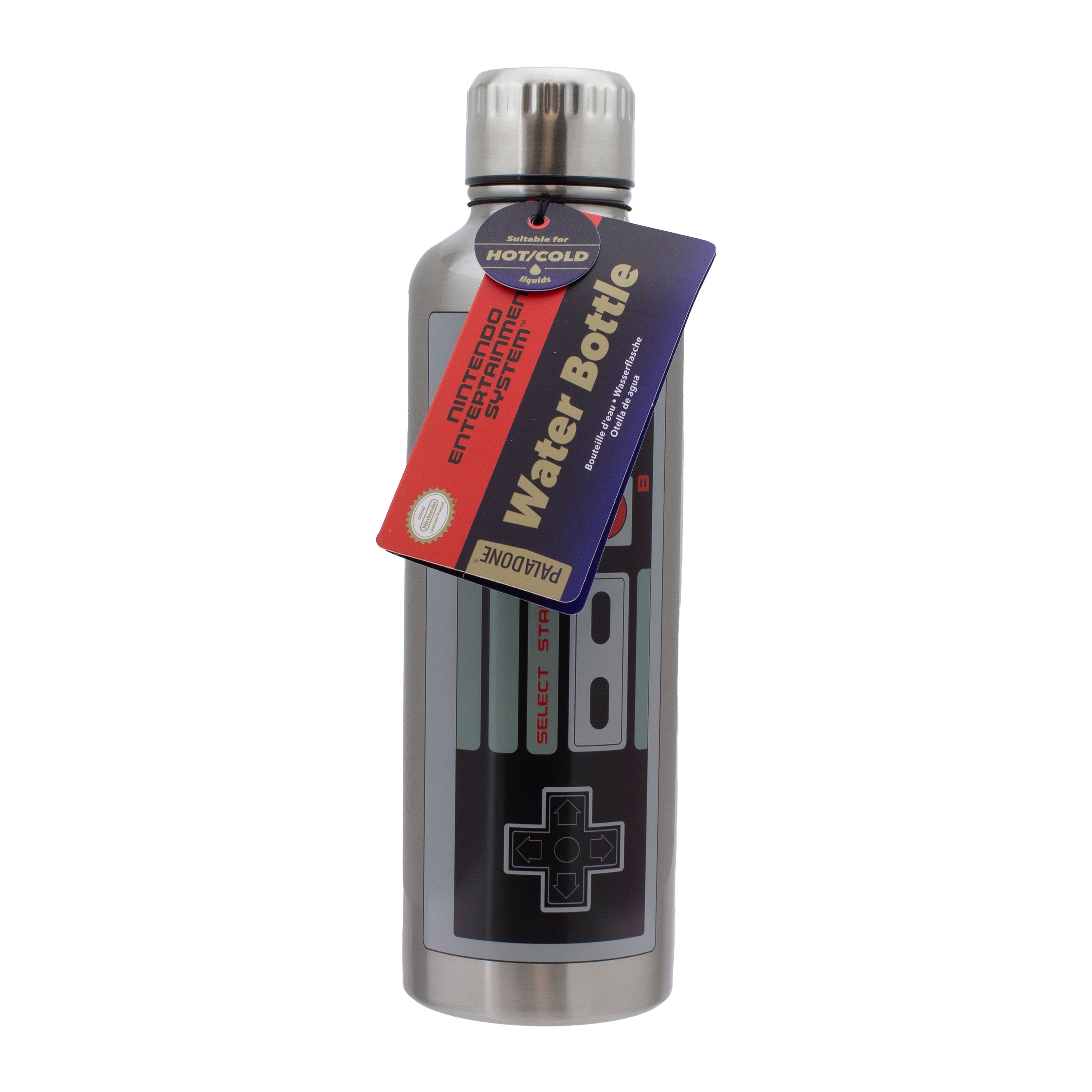 Botella de Acero Inoxidable Control NES de Nintendo Termo Original - Fan Army