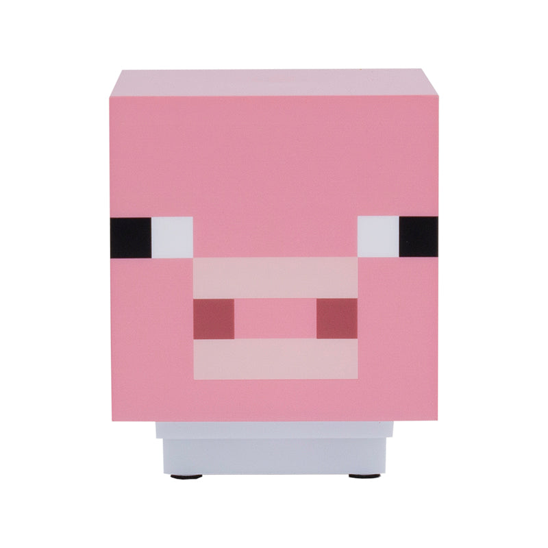Lámpara Minecraft Pig Bloque con Sonido Luz de Noche Original - Fan Army