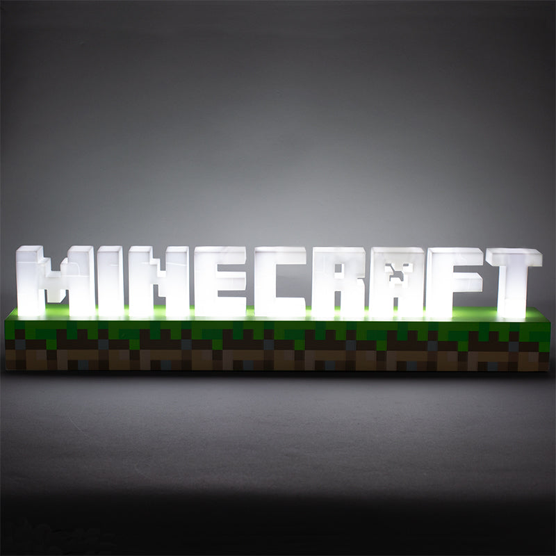 Lámpara Minecraft Logo Luz de Noche Original - Fan Army