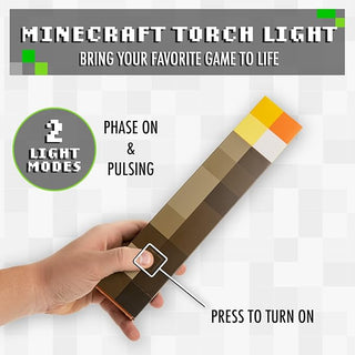 Lámpara Minecraft Antorcha Luz de Noche Original - Fan Army