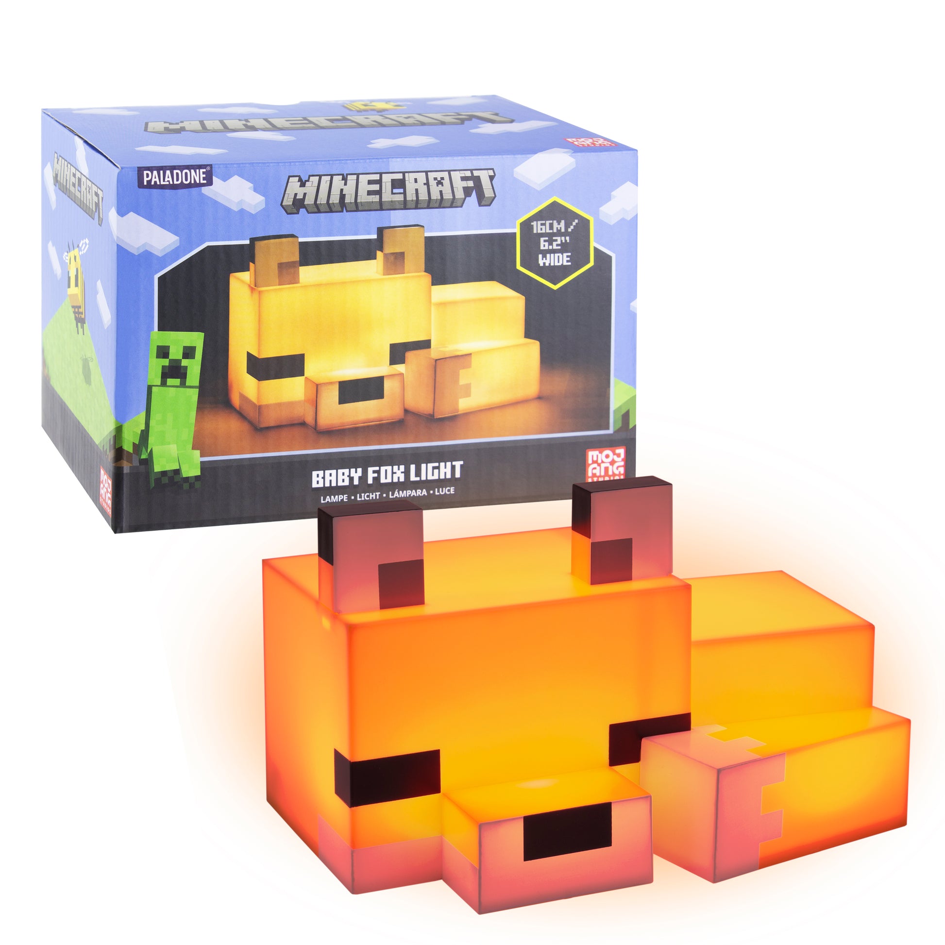 Lámpara Minecraft Zorro Luz de Noche Original - Fan Army