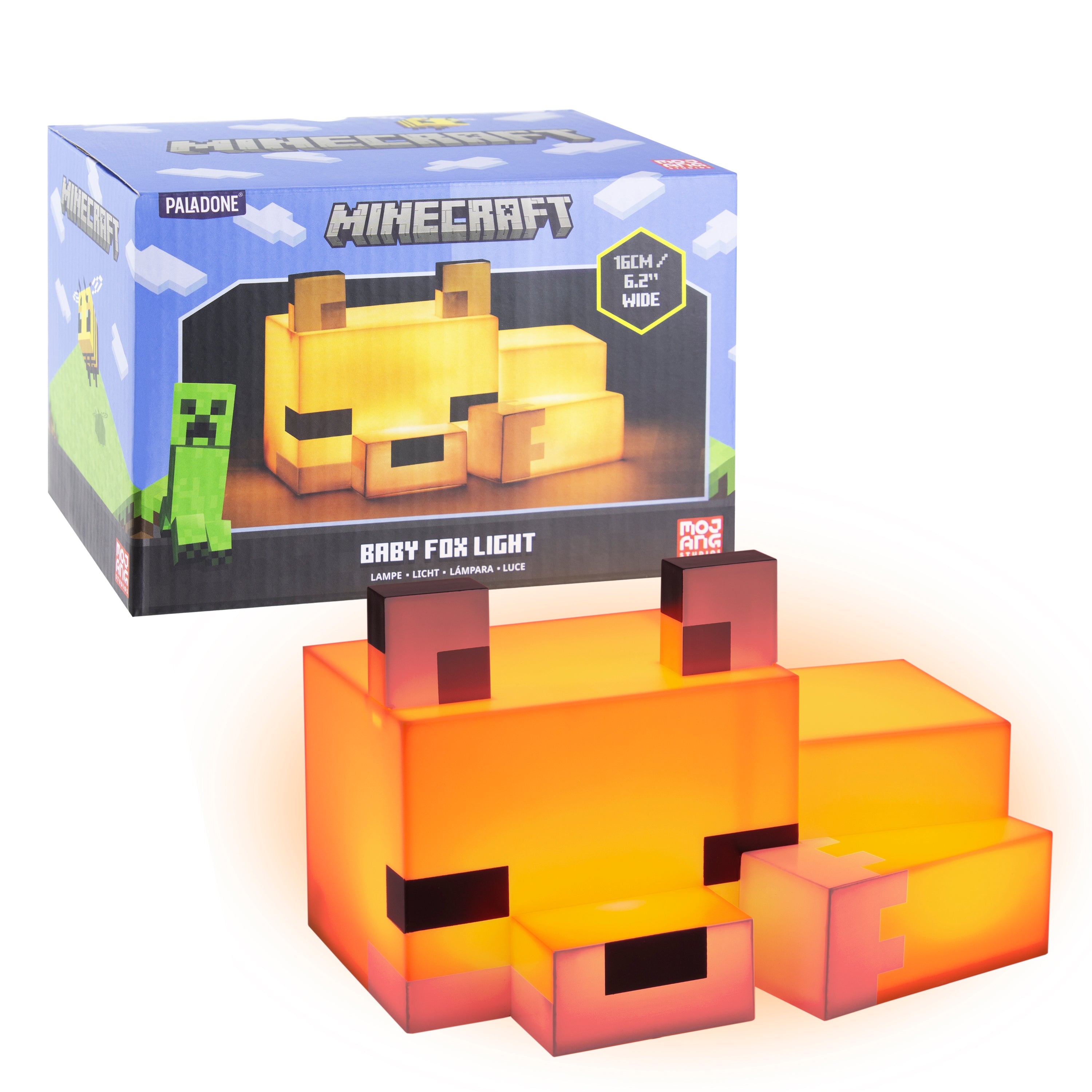 Lámpara Minecraft Zorro Luz de Noche Original - Fan Army