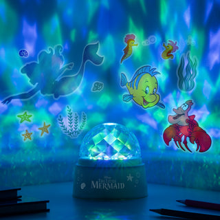 Lampara de Proyección La Sirenita Disney Luz de Noche Original