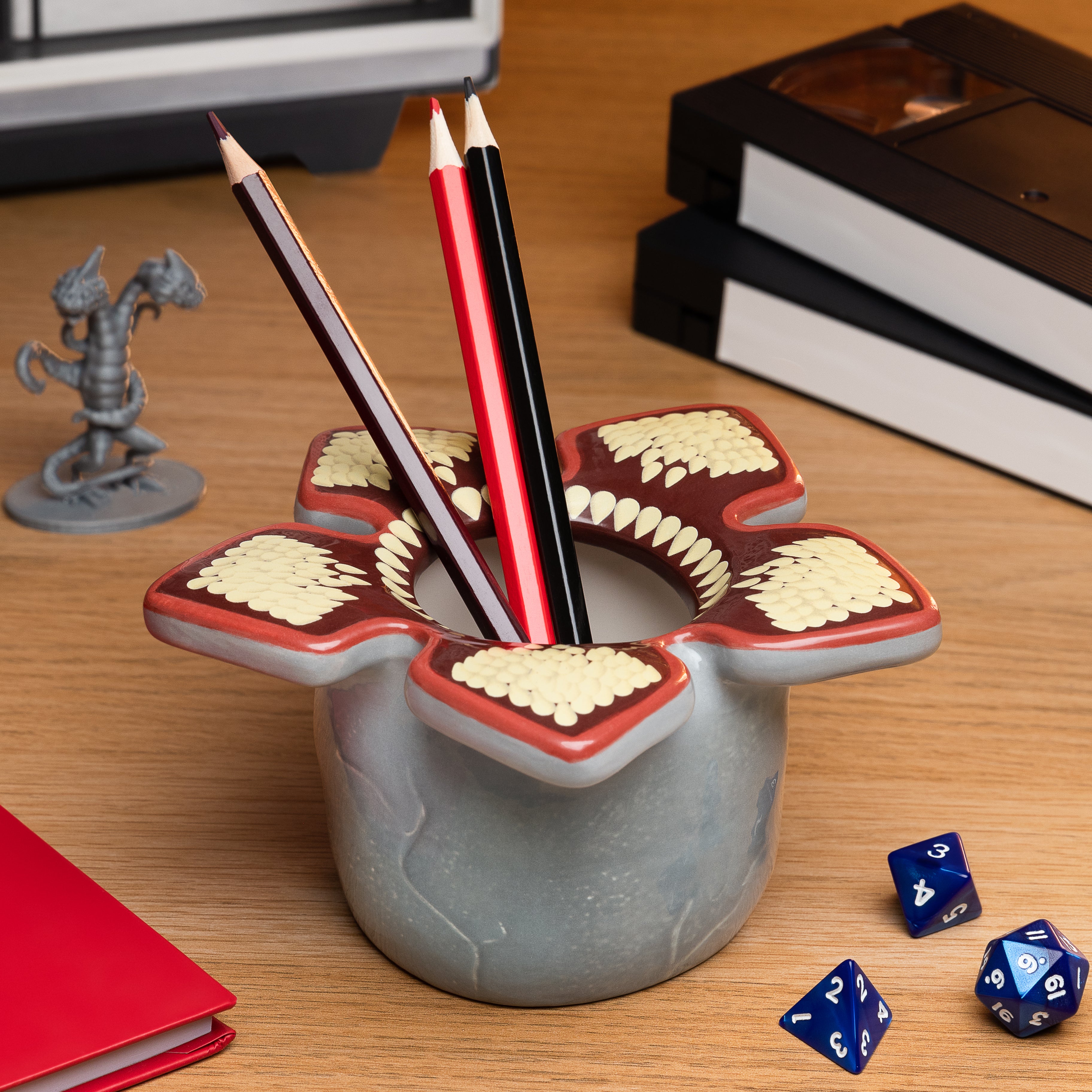 Portalápices Demogorgon Stranger Things Organizador de Escritorio Original - Fan Army