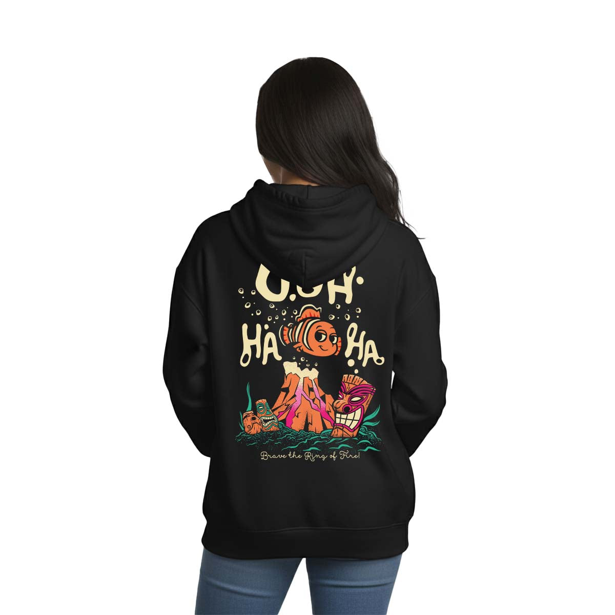Hoodie Pixar Core Hombre Mujer Negro Disney Pixar Original Nemo - Fan Army