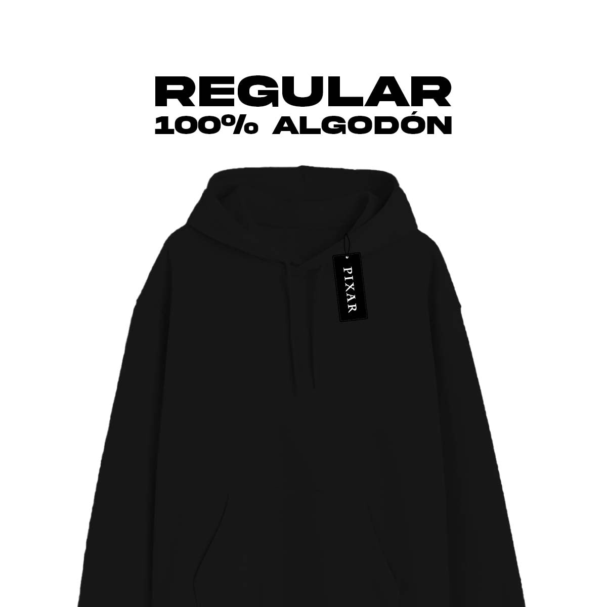 Hoodie Pixar Core Hombre Mujer Negro Disney Pixar Original Nemo - Fan Army