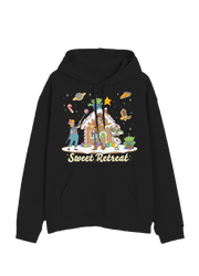 Hoodie Pixar Core Navidad Hombre Mujer Negro Disney Pixar Original Sweet Retreat Toy Story - Fan Army