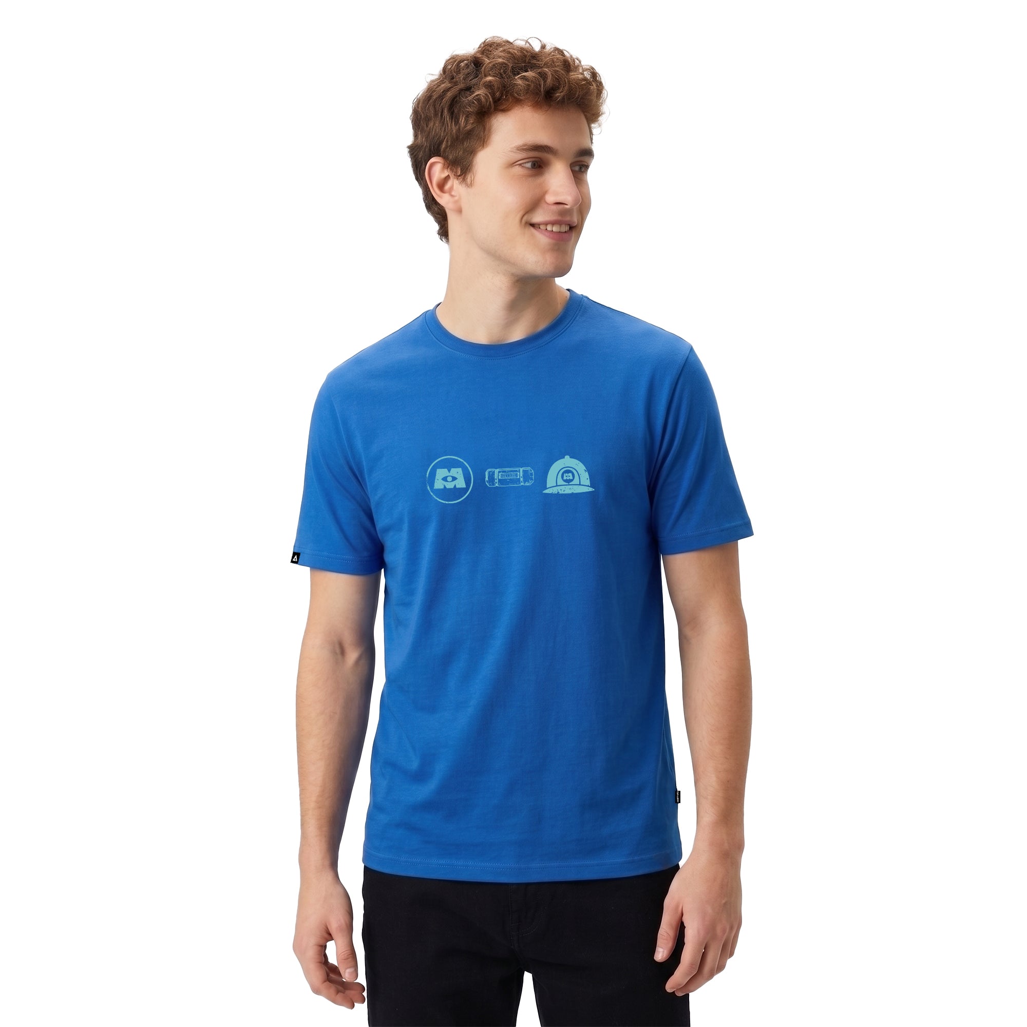 Playera Pixar Core Hombre Mujer Azul Rey Disney Pixar Original Kitty!