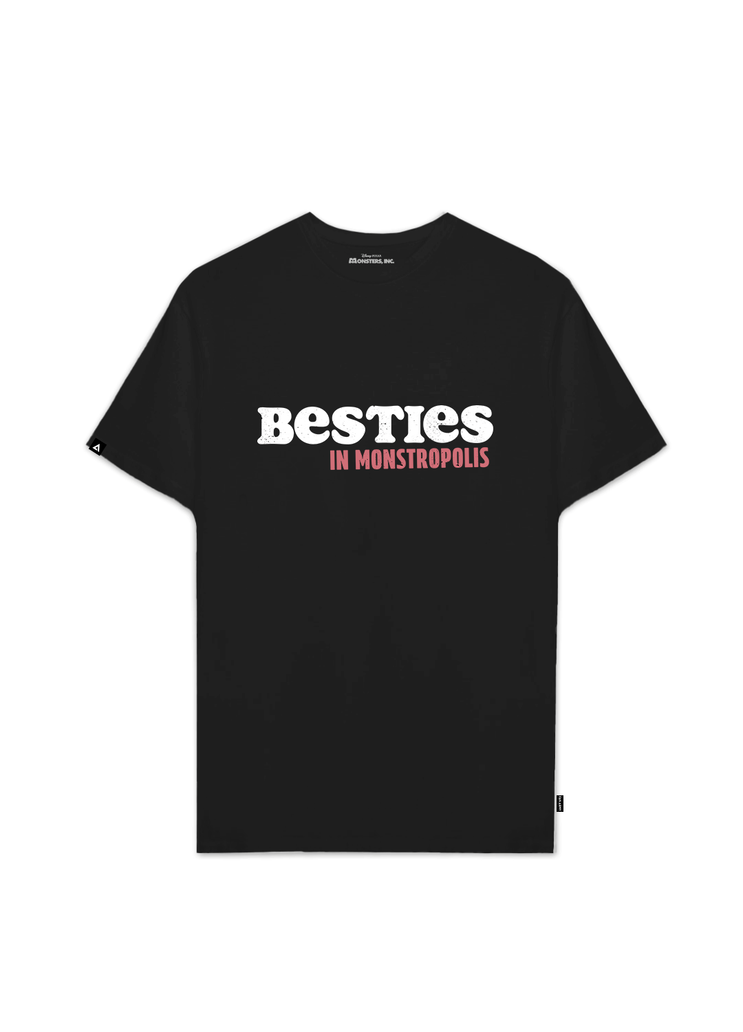 Playera Pixar Core Hombre Mujer Negro Disney Pixar Original Besties