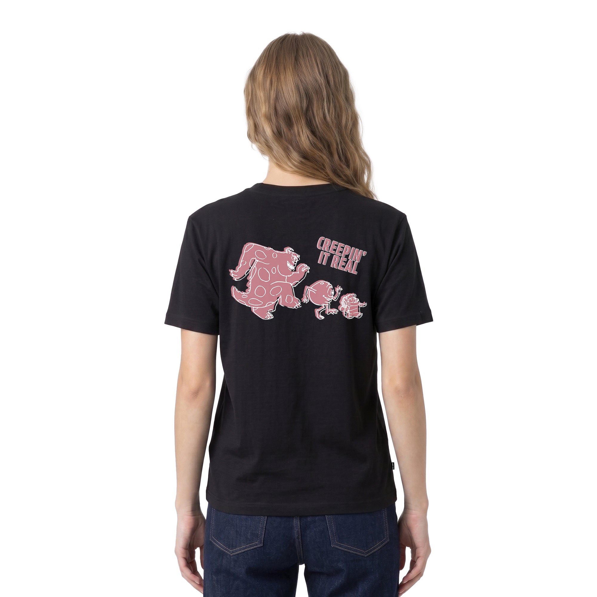 Playera Pixar Core Hombre Mujer Negro Disney Pixar Original Besties