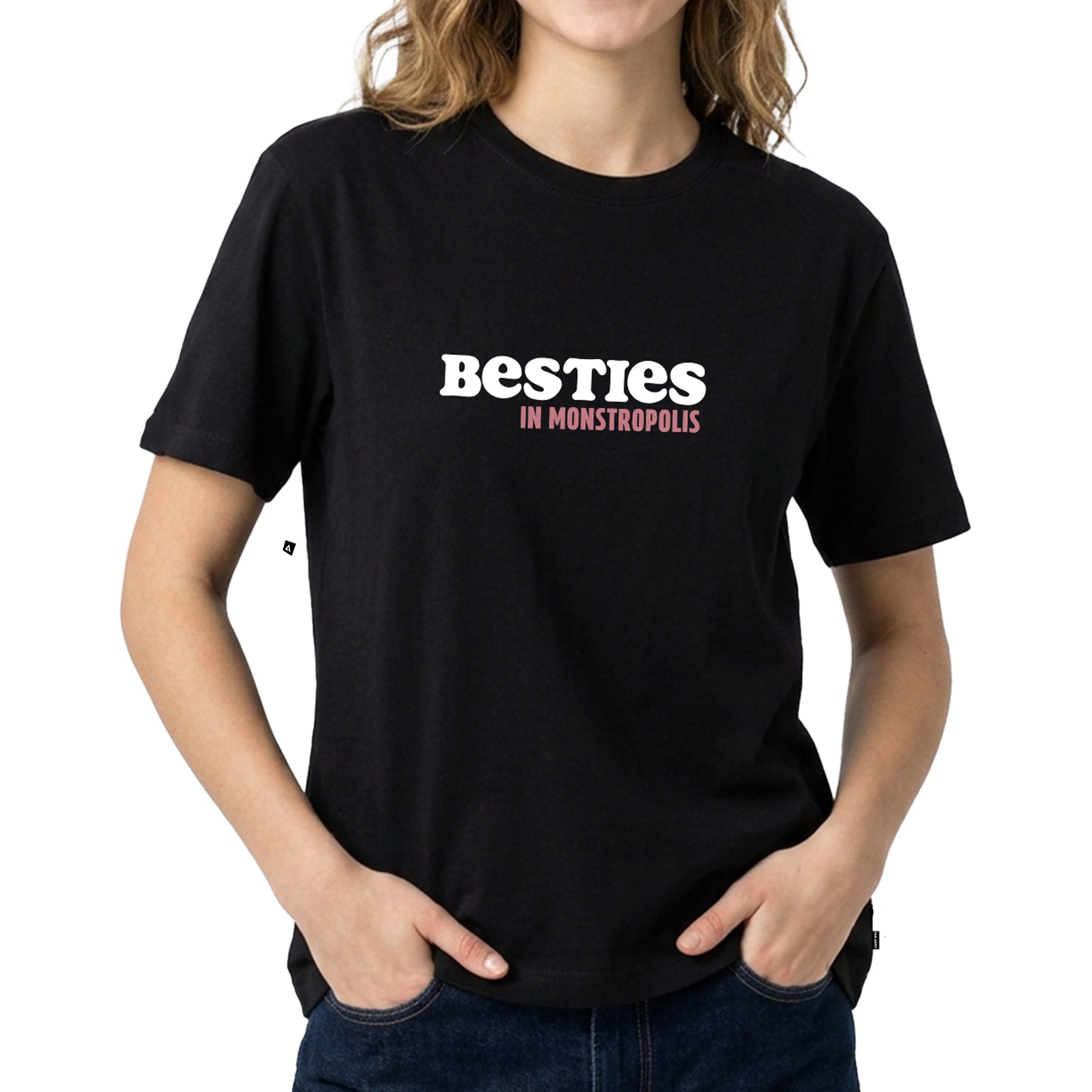 Playera Pixar Core Hombre Mujer Negro Disney Pixar Original Besties