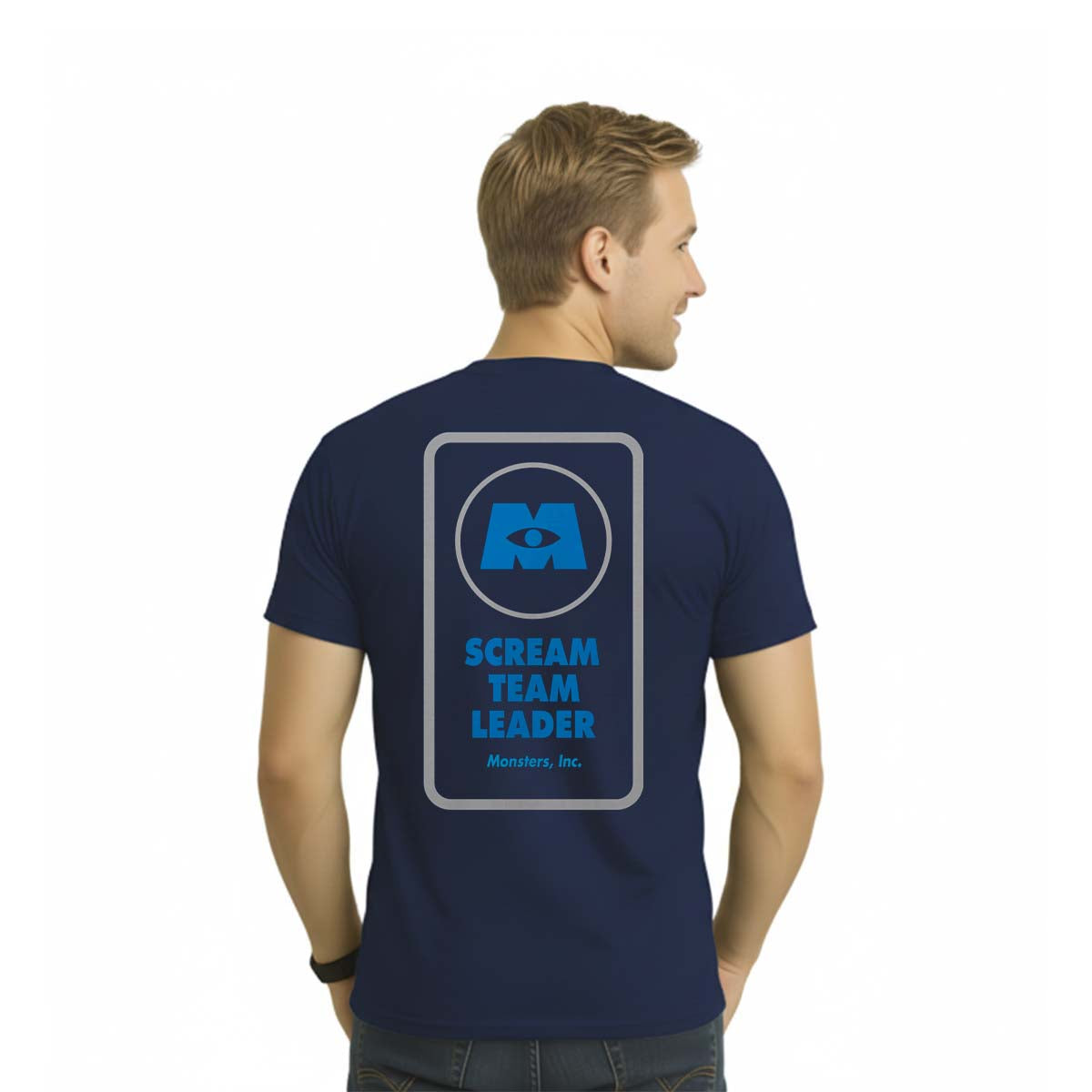 Playera Pixar Core Hombre Mujer Azul Marino Disney Pixar Original Monsters Inc. - Fan Army