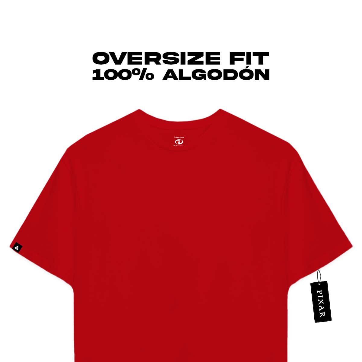 Playera Pixar Core Hombre Mujer Rojo Disney Pixar Original Los Increíbles - Fan Army