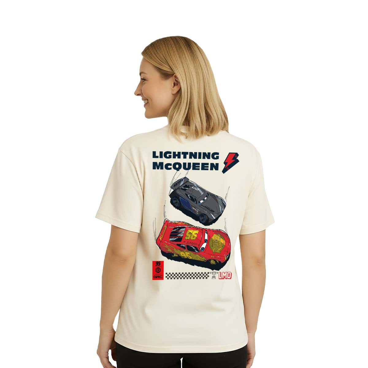 Playera Pixar Core Hombre Mujer Arena Disney Pixar Original Cars - Fan Army