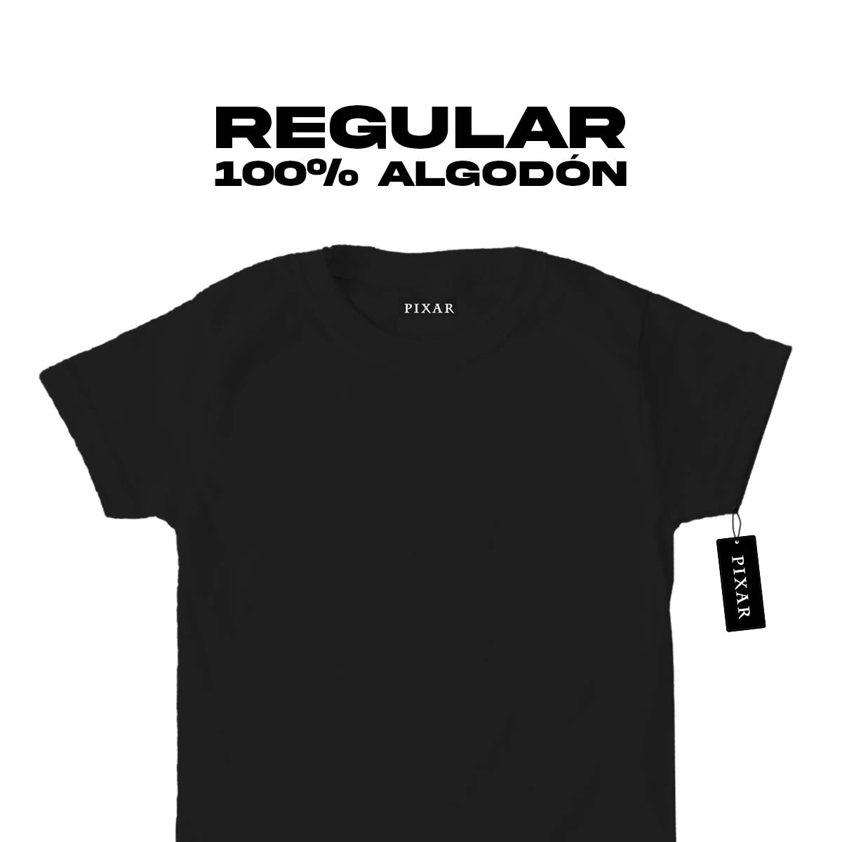 Playera Niño Pixar Core Niño Niña Negro Disney Pixar Original Sully Monsters Inc. - Fan Army